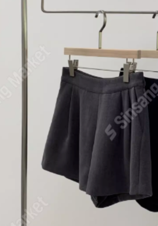 MELLOUNGE-멜라운지-T東大門㊣實拍女裝新品25秋冬人氣短褲MELLOUNGE-T短褲圖色1