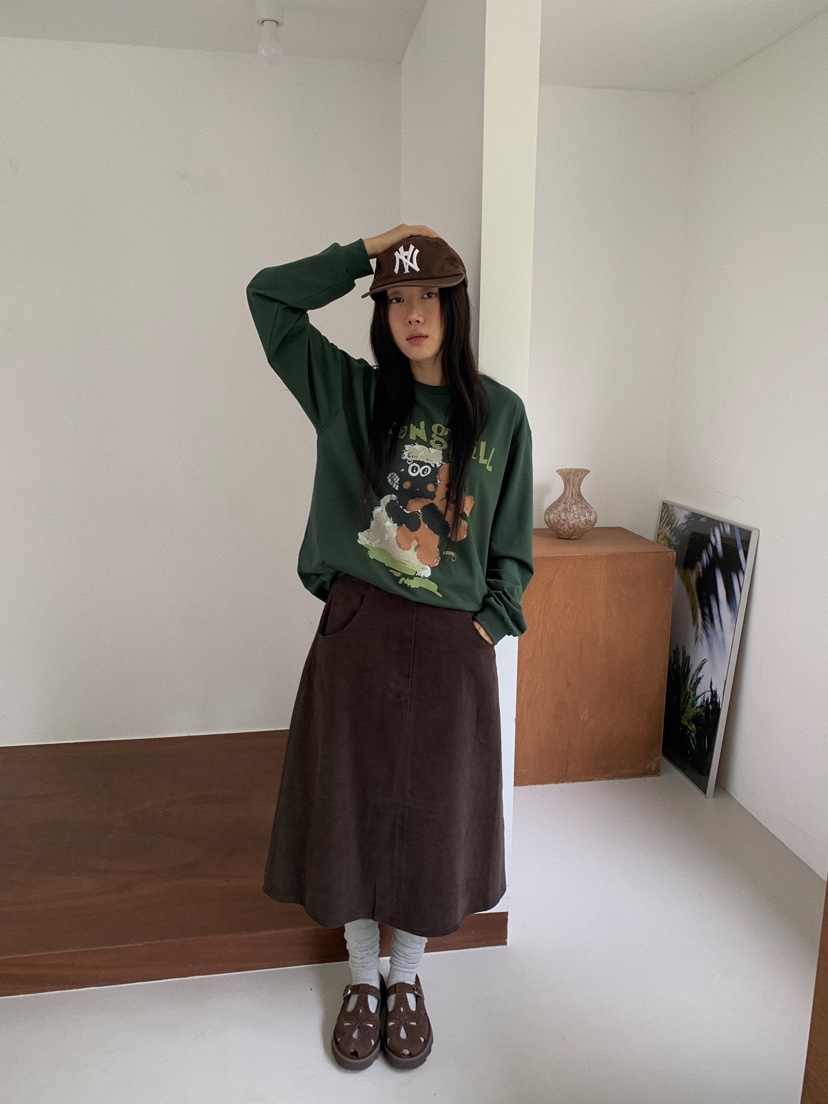 CAMEL-P東大門㊣代購女士新款25秋冬長袖T恤Came_l 家長袖T恤