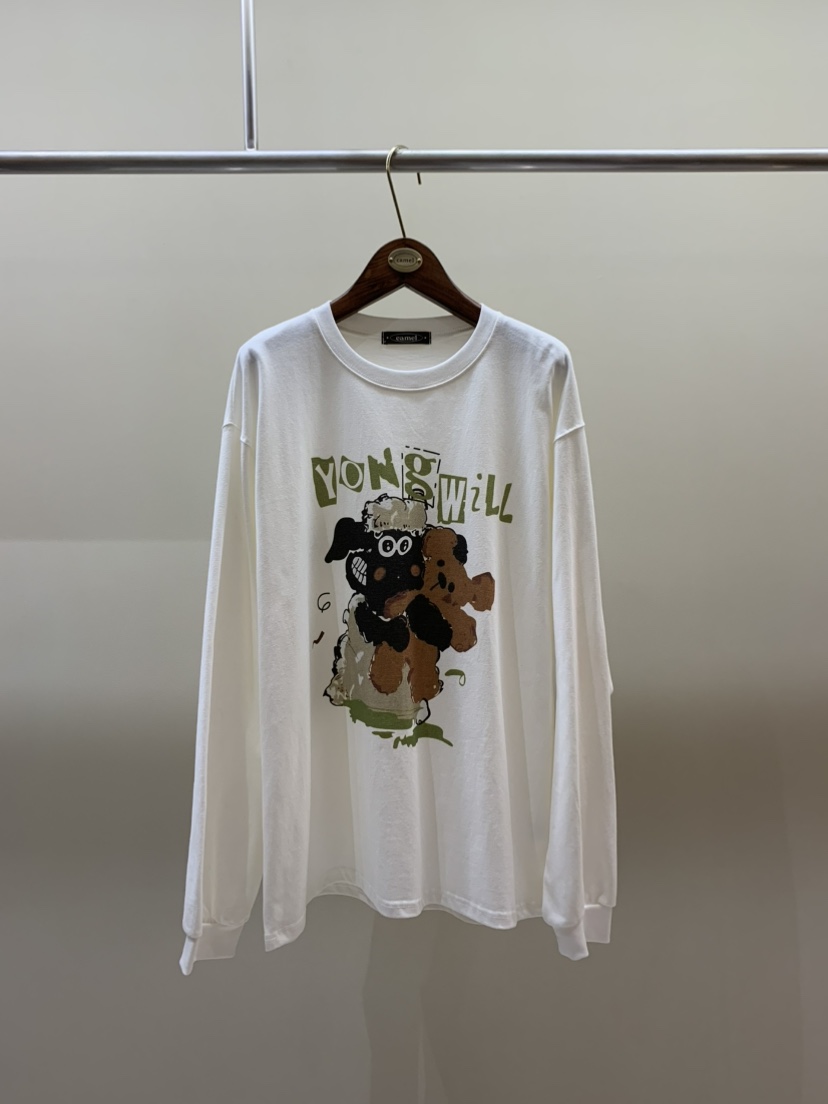 CAMEL-P東大門㊣代購女士新款25秋冬長袖T恤Came_l 家長袖T恤圖色2