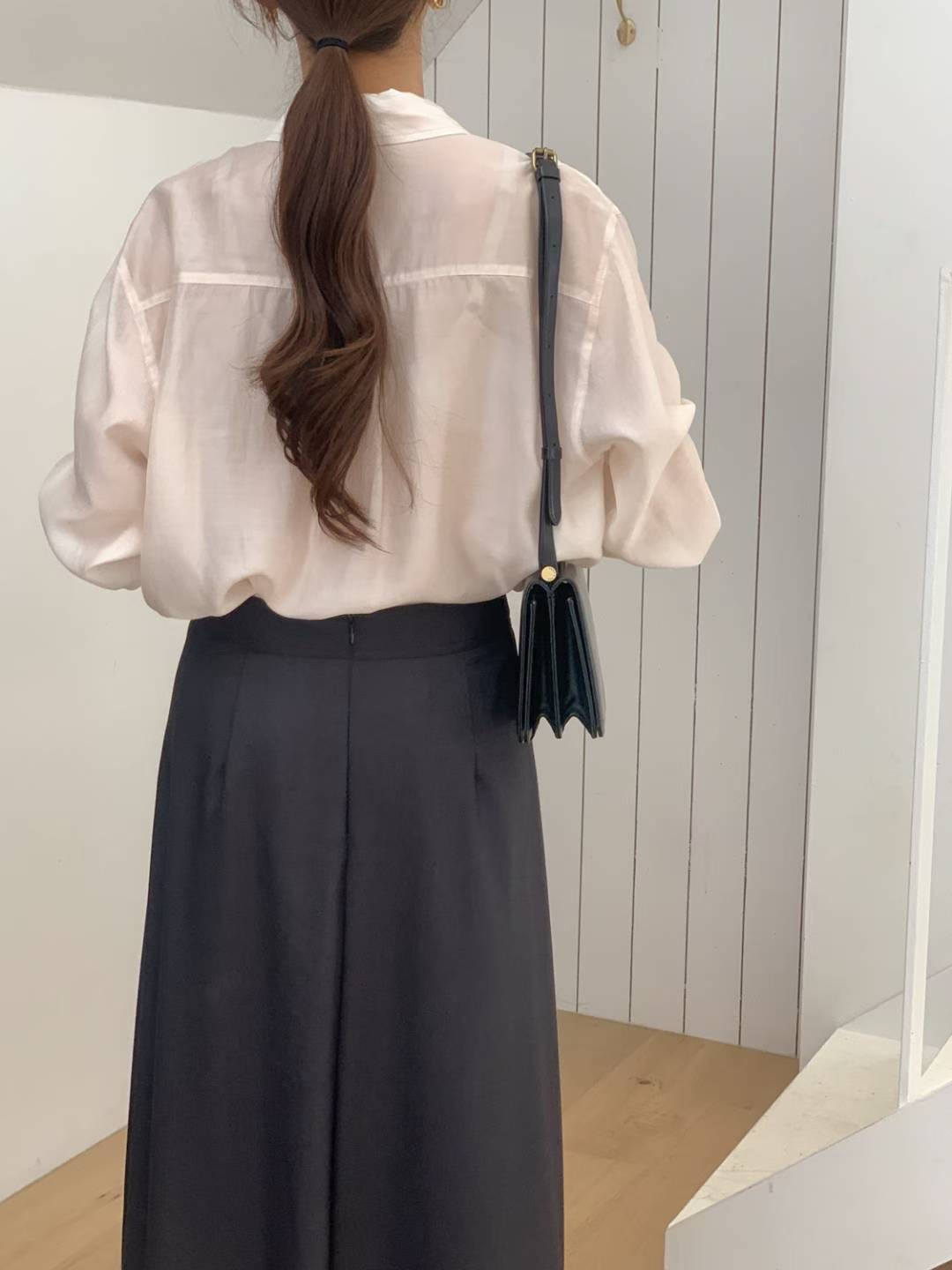 SUNDAY東大門㊣代購女裝新品休閑推薦職業25秋冬襯衫蕾絲衫SUNDAY襯衫/蕾絲衫