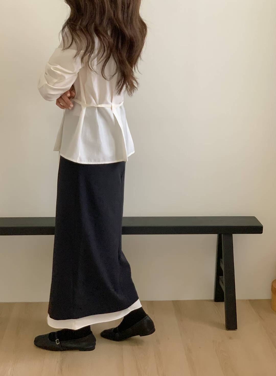 SUNDAY韓國直郵㊣女士新款職業熱賣時尚推薦真品休閑25秋冬長裙SUNDAY長裙