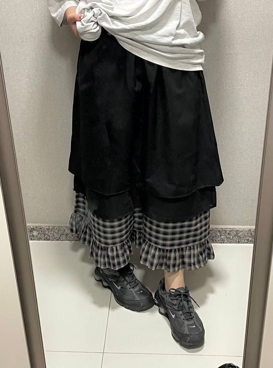 WOOJOO韓國代購㊣女士新款休閑真品人氣職業熱賣時尚推薦長裙WOOJOO長裙圖色2
