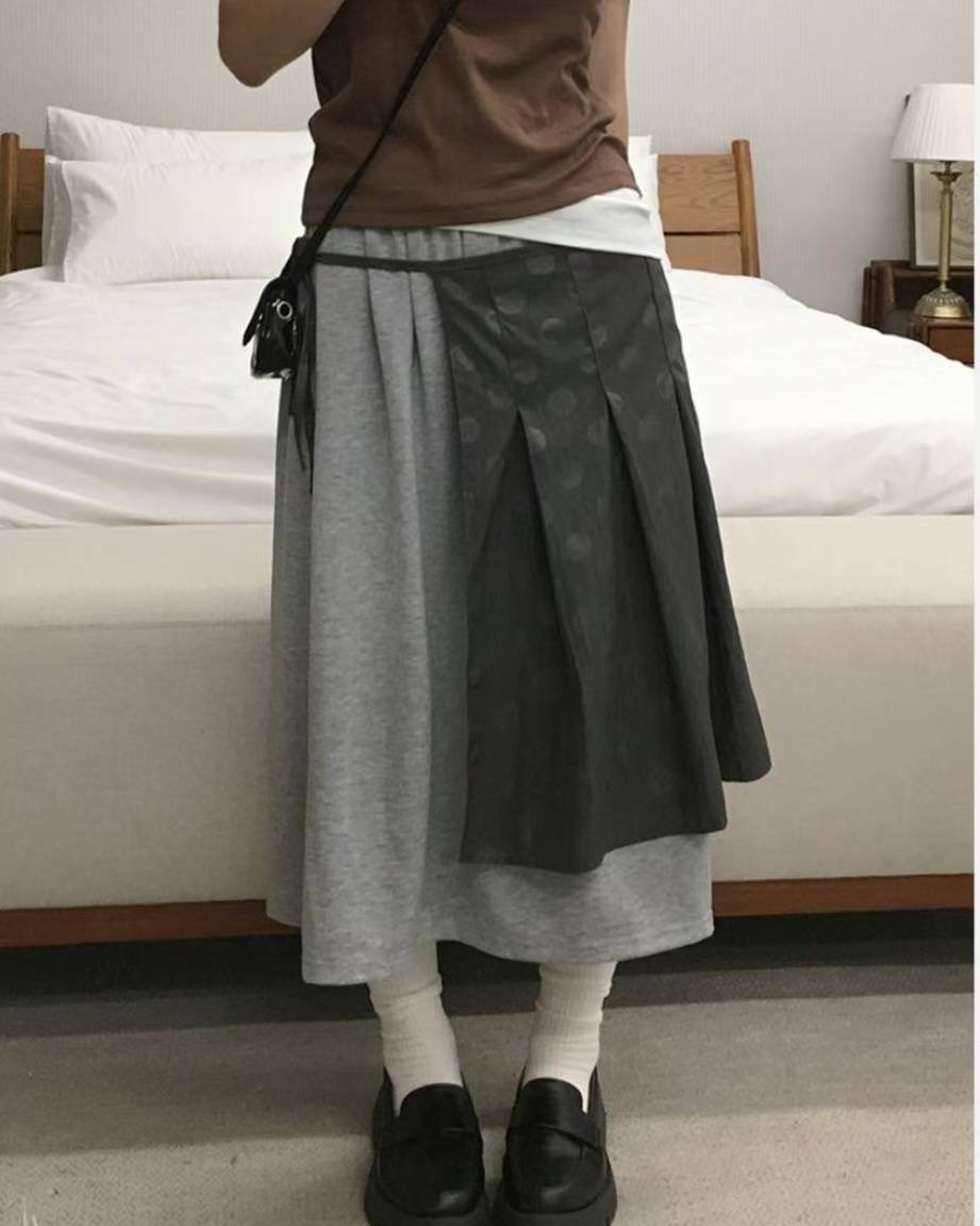 WOOJOO東大門㊣實拍女士新款休閑真品25秋冬時尚人氣職業長裙WOOJOO長裙