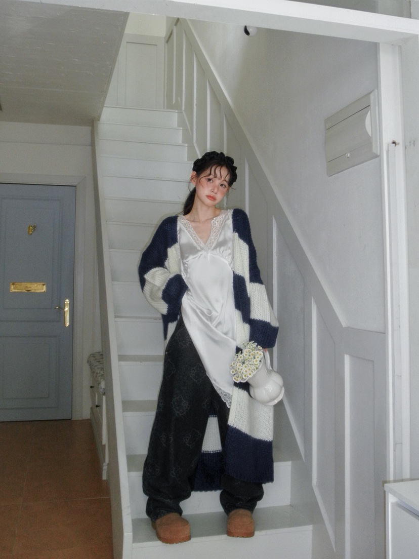 JKICHI東大門㊣實拍女士新款熱賣真品時尚25秋冬長款風衣開衫JKICHI長款風衣