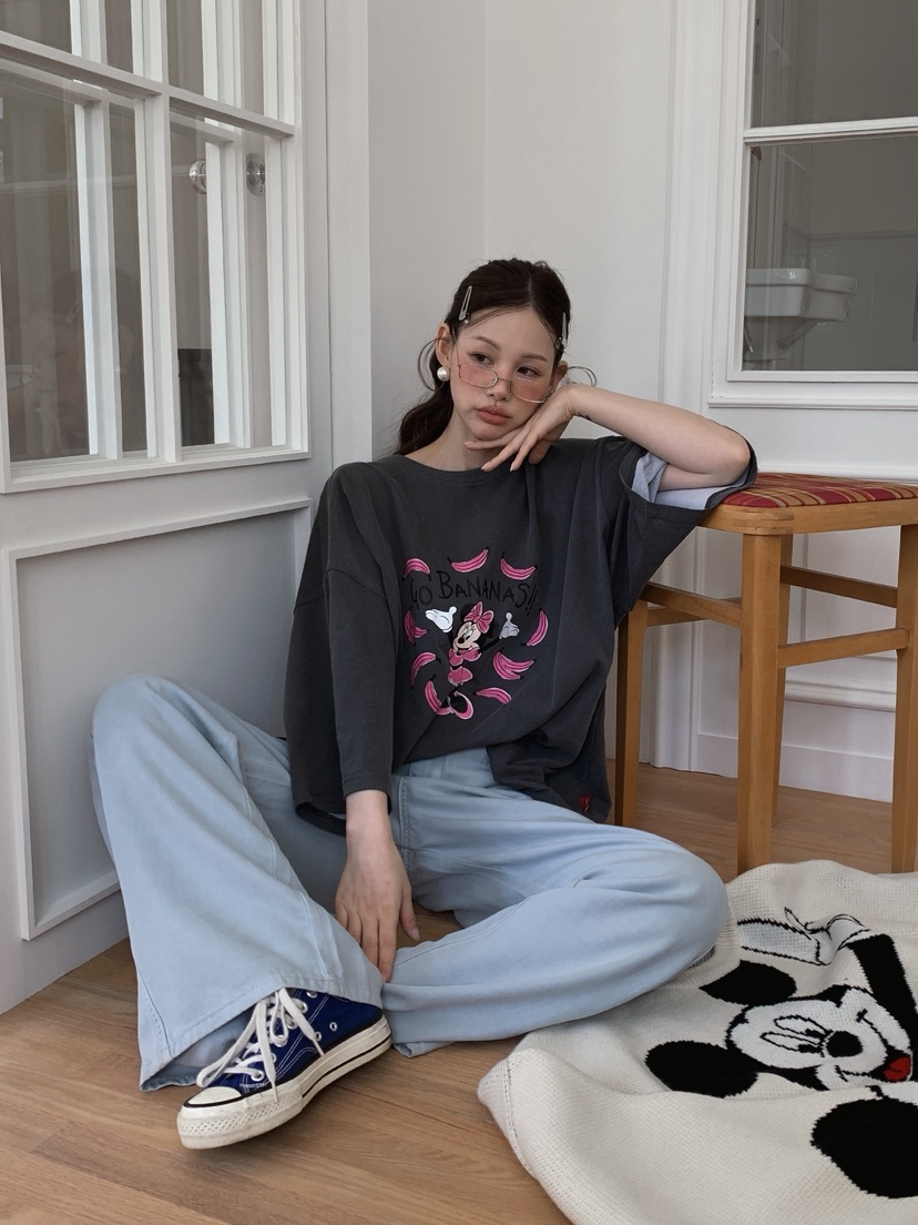 JKICHI韓國直郵㊣女裝新品時尚25秋冬真品職業推薦熱賣休閑T恤JKICHIT恤