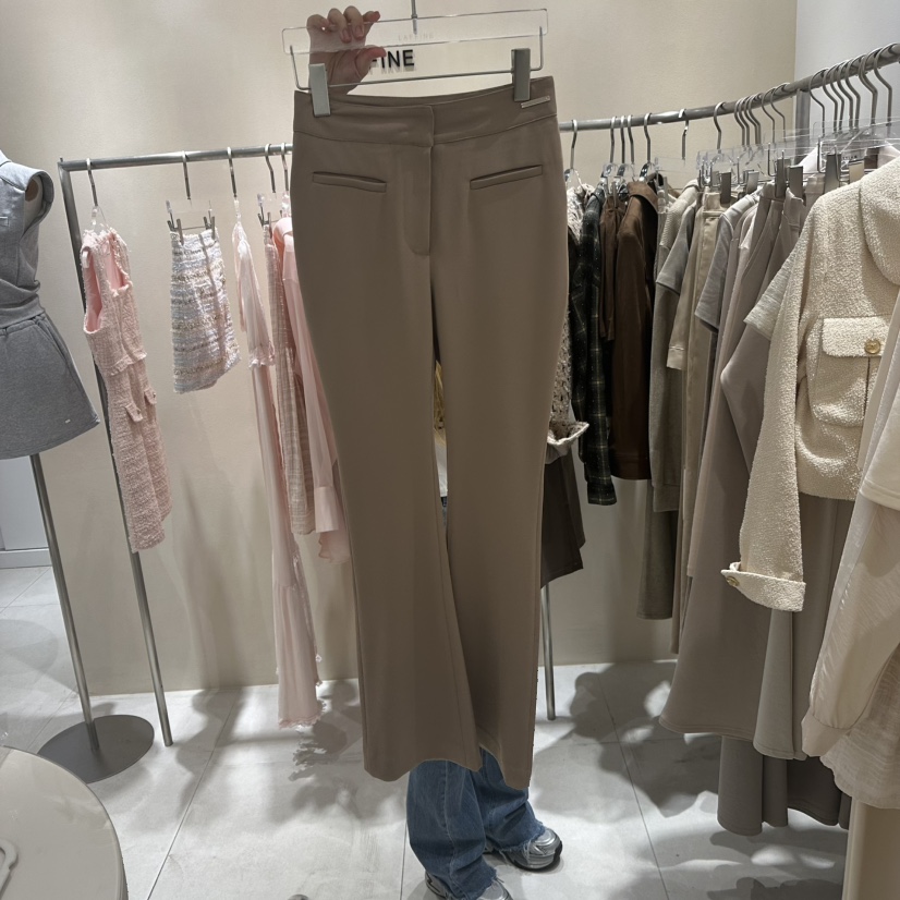 LAFFINE-P韓國直郵㊣女士新品休閑時尚25秋冬職業熱賣休閑褲LAFFINE-P休閑褲圖色3