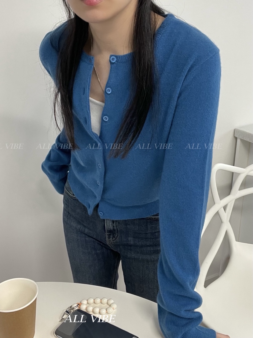 ALLVIBE韓國直郵㊣女士新品休閑職業人氣25秋冬時尚推薦針織衫ALLVIBE針織衫