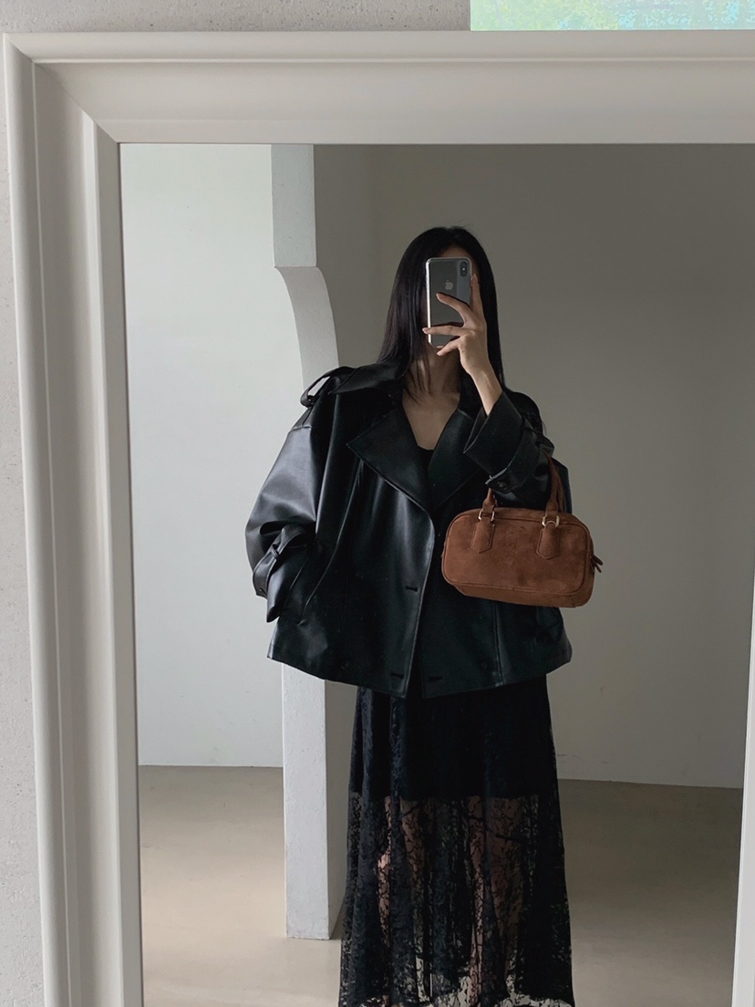 VERANDA韓國直郵㊣女士新款熱賣休閑推薦時尚職業真品夾克皮革VERANDA夾克