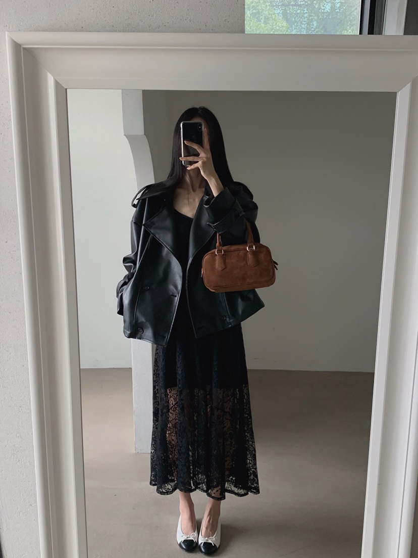 VERANDA韓國直郵㊣女士新款熱賣休閑推薦時尚職業真品夾克皮革VERANDA夾克