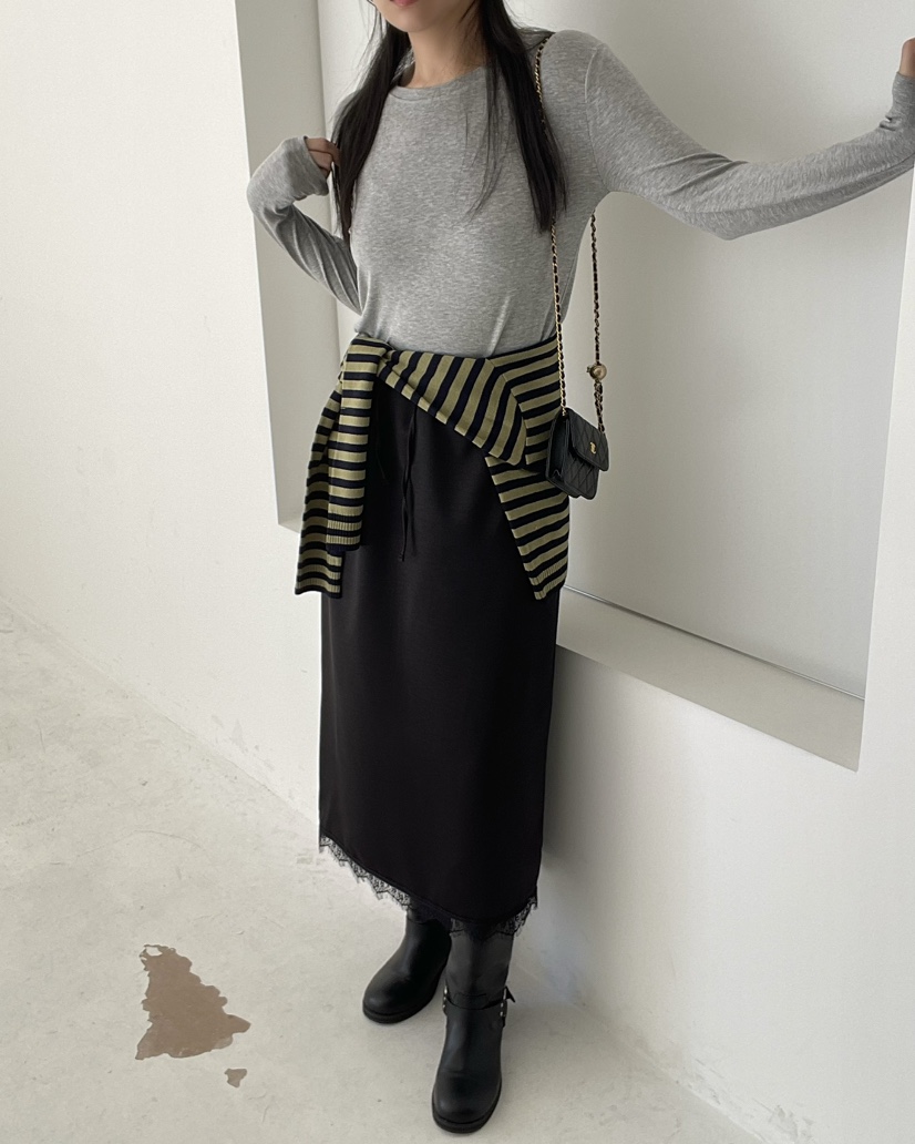 ALLVIBE東大門㊣代購女士新品熱賣真品休閑半身裙中短裙蕾絲ALLVIBE半身裙/中短裙