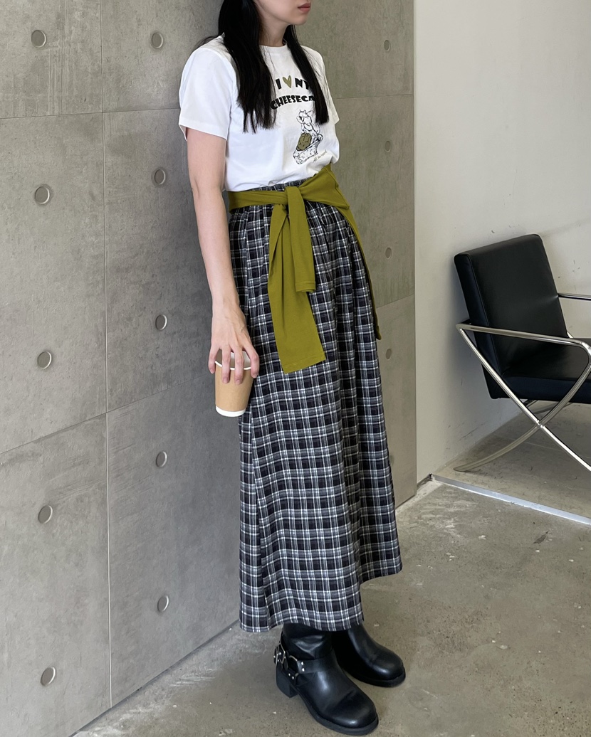 ALLVIBE東大門㊣代購女裝新款熱賣25秋冬真品休閑時尚人氣長裙ALLVIBE長裙
