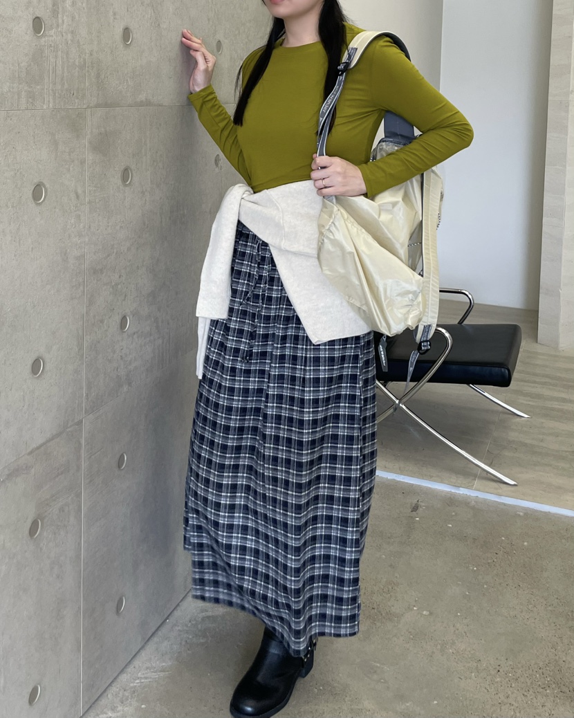 ALLVIBE東大門㊣代購女裝新款熱賣25秋冬真品休閑時尚人氣長裙ALLVIBE長裙