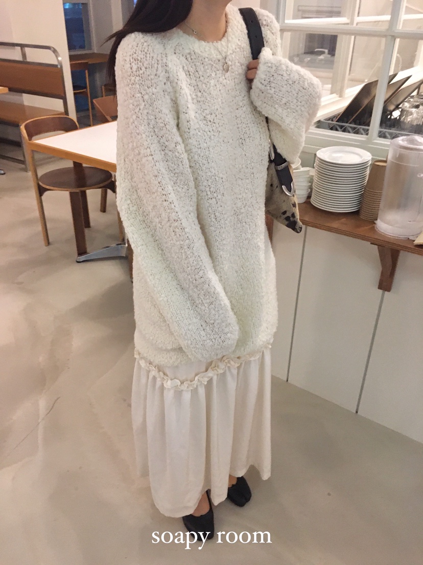 SOAPYROOM東大門㊣直郵女裝新品真品時尚推薦休閑25秋冬長裙SOAPYROOM長裙
