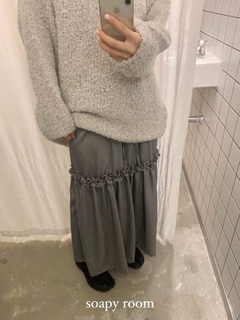 SOAPYROOM東大門㊣直郵女裝新品真品時尚推薦休閑25秋冬長裙SOAPYROOM長裙