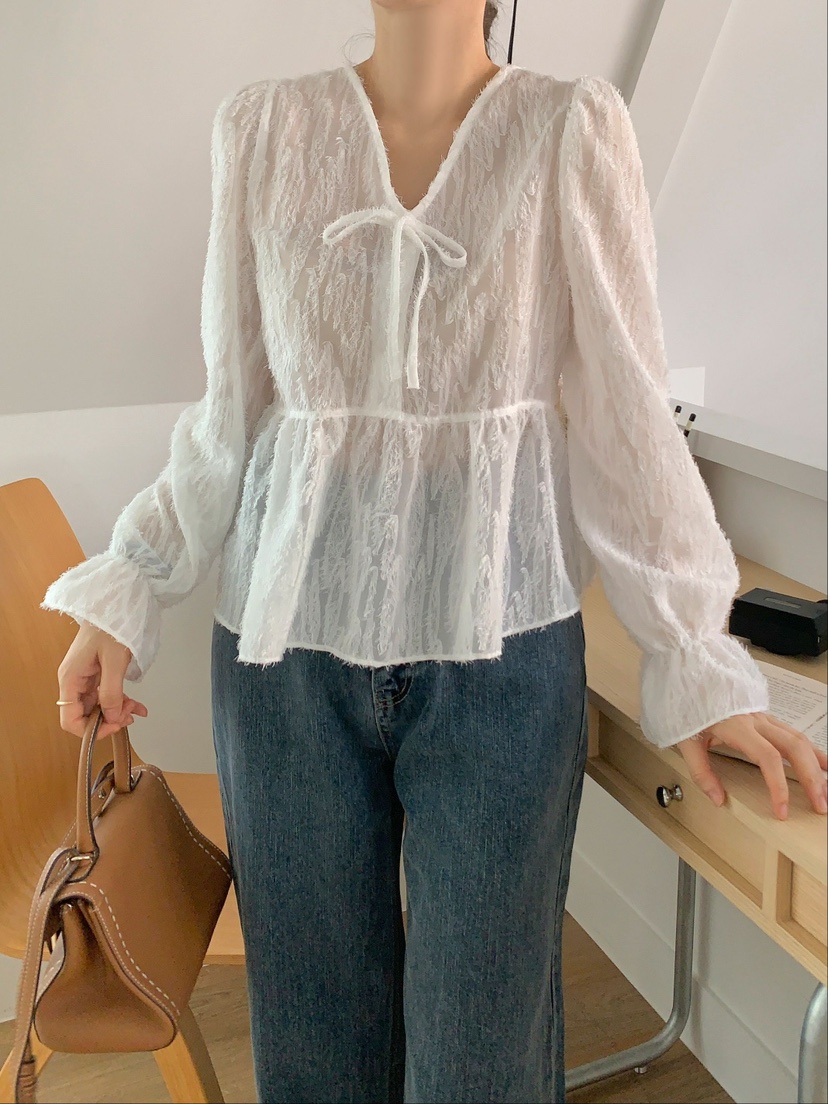 CRONG東大門㊣實拍女裝新品熱賣真品職業人氣推薦襯衫蕾絲衫CRONG襯衫/蕾絲衫