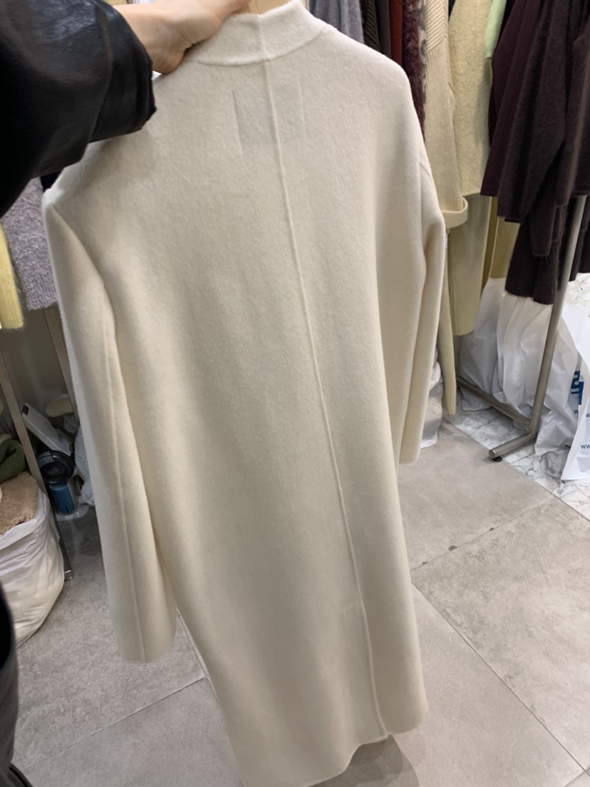 DARAK韓國代購㊣女士新款人氣熱賣職業中長款大衣手工制作羊絨DARAK中長款大衣