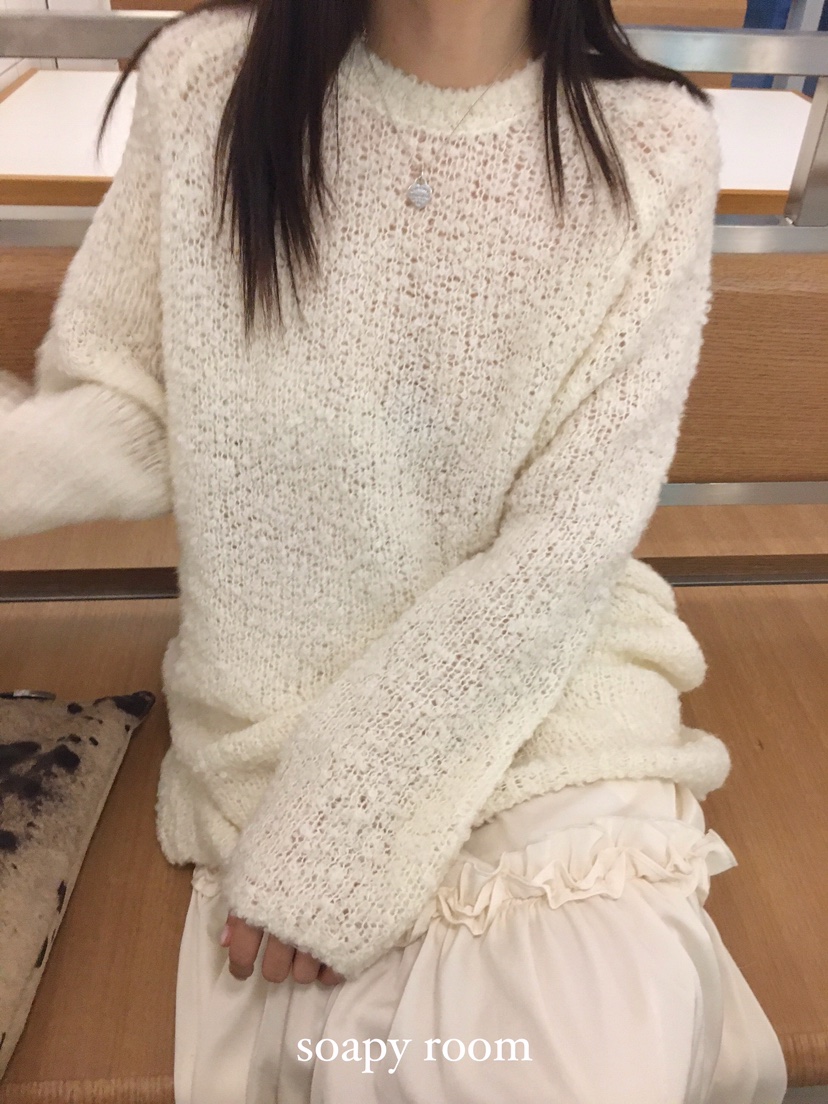 SOAPYROOM東大門㊣實拍女士新款休閑熱賣時尚人氣職業針織衫棉SOAPYROOM針織衫