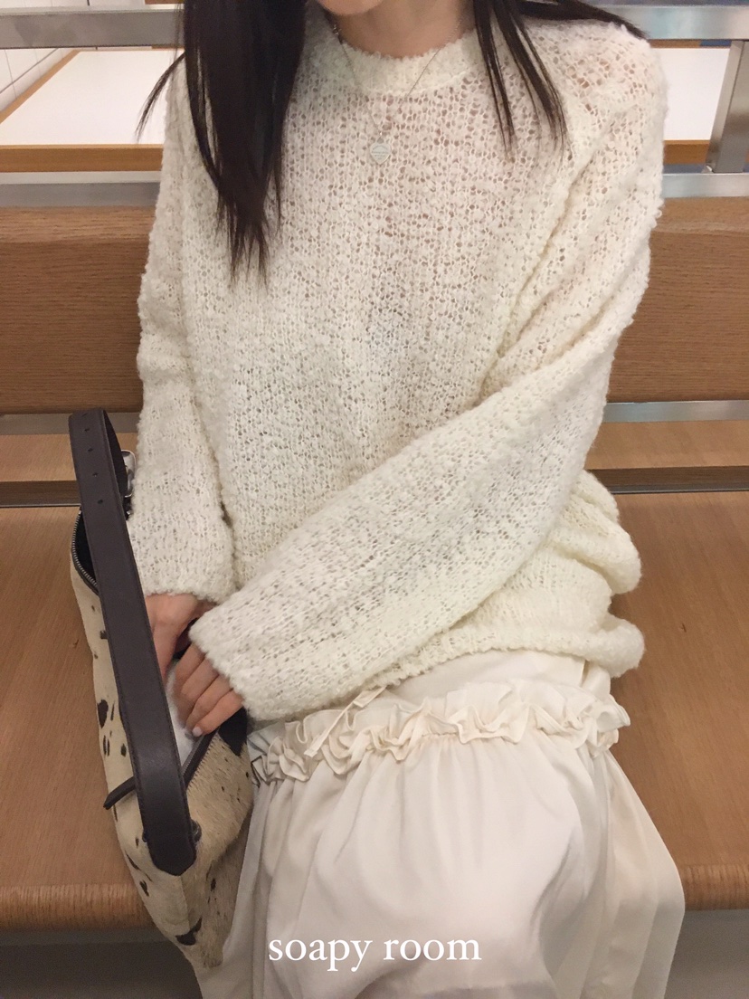 SOAPYROOM東大門㊣實拍女士新款休閑熱賣時尚人氣職業針織衫棉SOAPYROOM針織衫