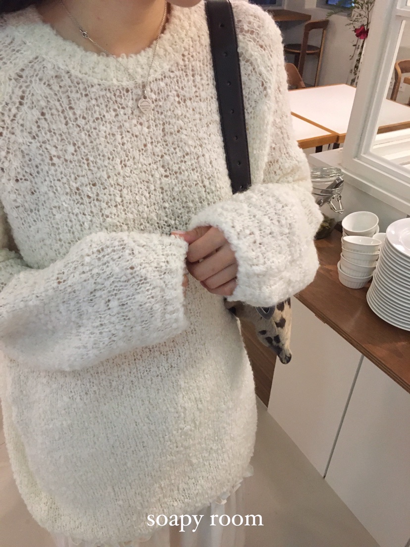 SOAPYROOM東大門㊣實拍女士新款休閑熱賣時尚人氣職業針織衫棉SOAPYROOM針織衫