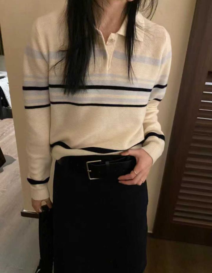 BOBBIE DOLL東大門㊣實拍女士新品25秋冬時尚休閑人氣針織衫BOBBIE DOLL針織衫
