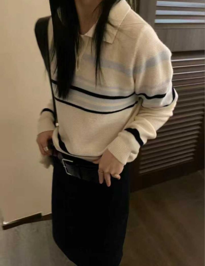 BOBBIE DOLL東大門㊣實拍女士新品25秋冬時尚休閑人氣針織衫BOBBIE DOLL針織衫