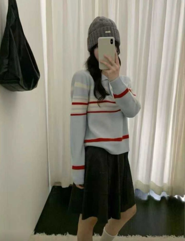 BOBBIE DOLL東大門㊣實拍女士新品25秋冬時尚休閑人氣針織衫BOBBIE DOLL針織衫
