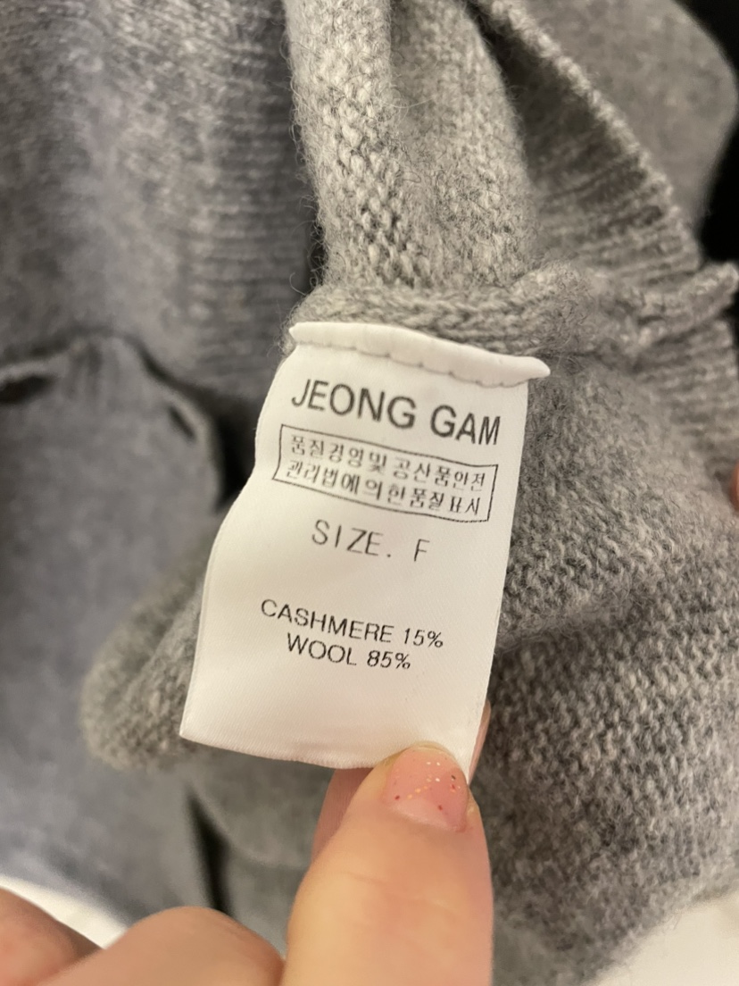 JEONG GAM STUDIOS韓國直郵㊣女裝新品人氣職業真品針織衫JEONG GAM針織衫