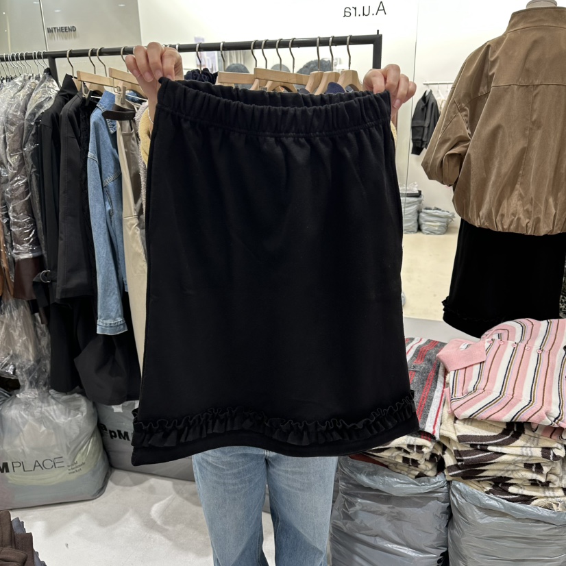 AURA東大門㊣實拍女裝新品時尚25秋冬熱賣職業半身裙中短裙Au ra半身裙/中短裙