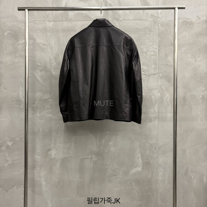 MUTE-P韓國直郵㊣女士新品職業人氣時尚熱賣25秋冬皮衣皮革MUTE皮衣