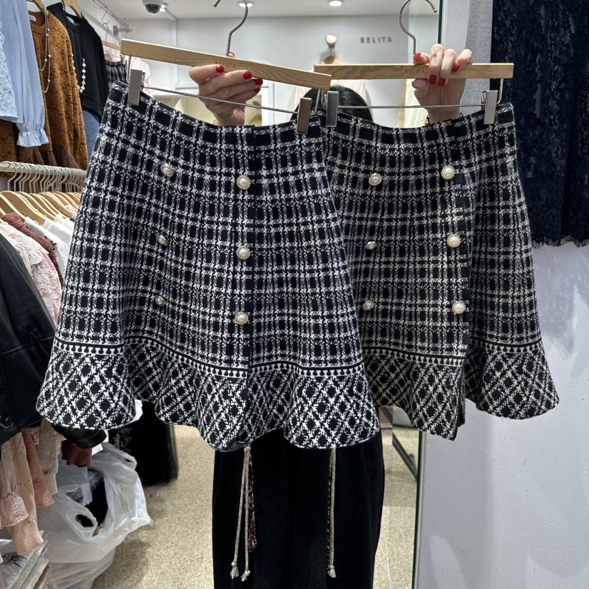 BELITA東大門㊣實拍女士新品熱賣職業25秋冬真品時尚人氣短裙BELITA短裙