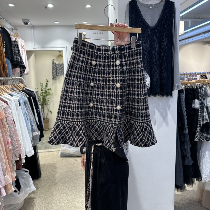 BELITA東大門㊣實拍女士新品熱賣職業25秋冬真品時尚人氣短裙BELITA短裙圖色2