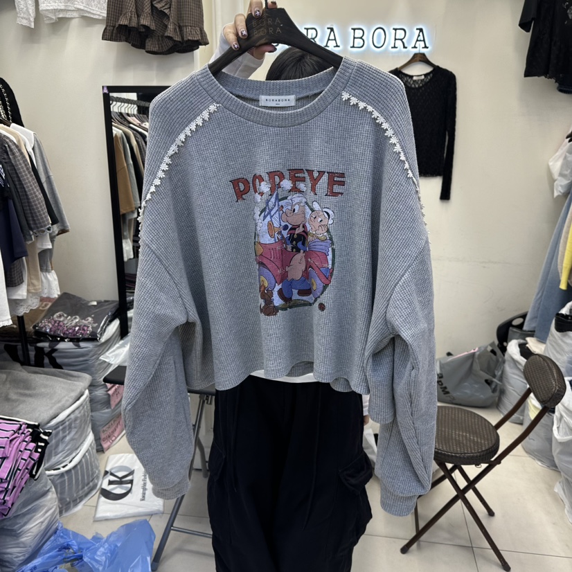 BORA BORA東大門㊣代購女士新款時尚人氣推薦真品職業衛衣BORA BORA衛衣圖色2