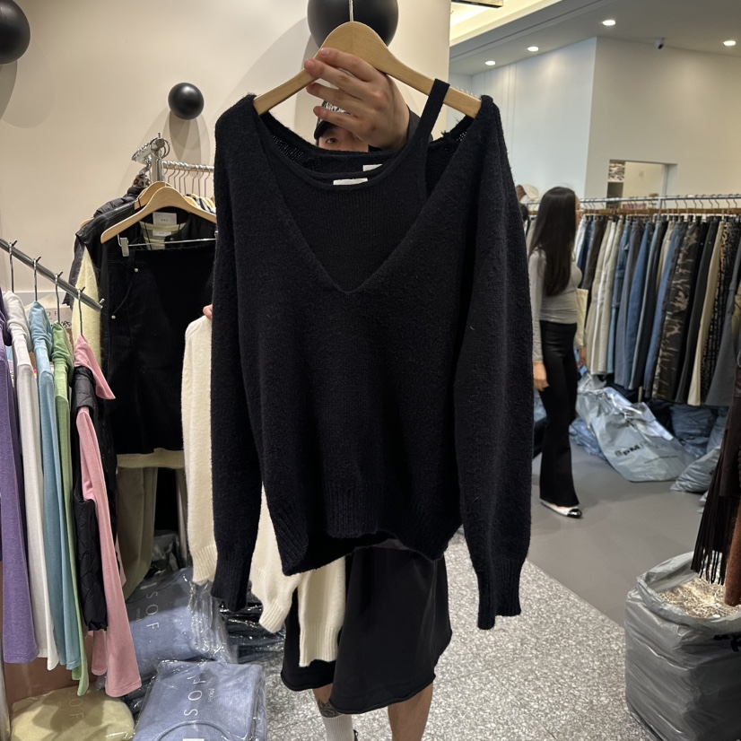 SOF韓國直郵㊣女裝新款推薦真品職業休閑熱賣時尚套裝不含腰包SOF套裝圖色5