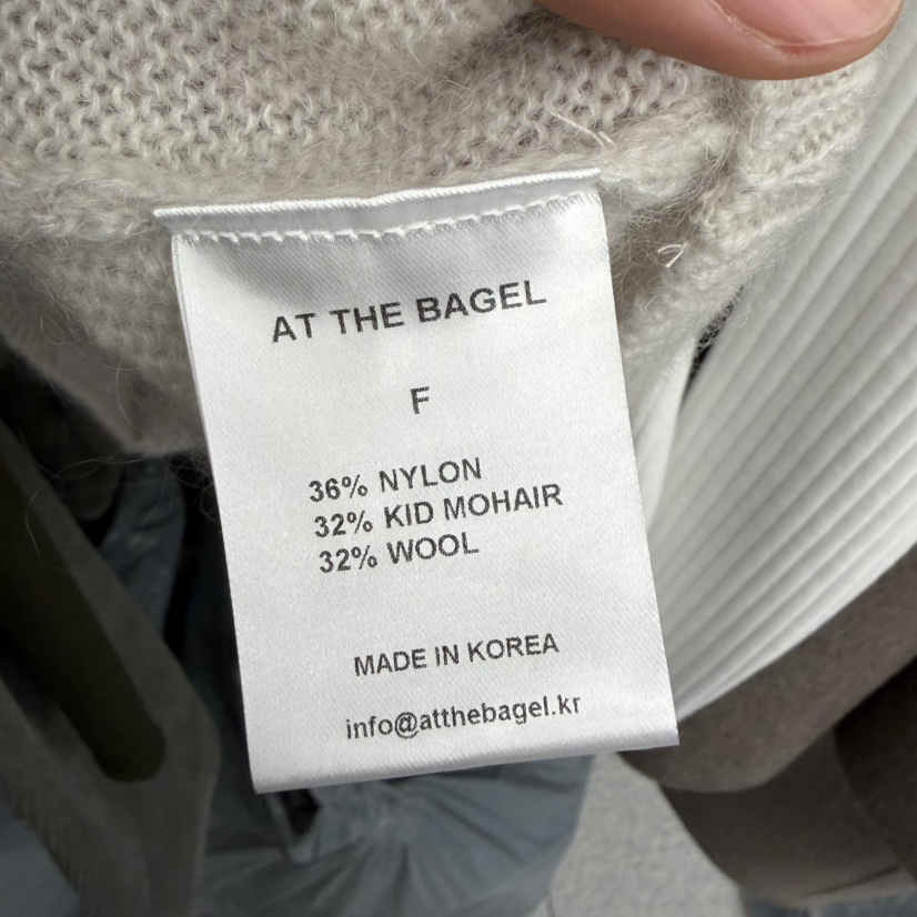 AT THE BAGEL韓國直郵㊣女士新款人氣真品職業時尚針織衫AT THE BAGEL針織衫