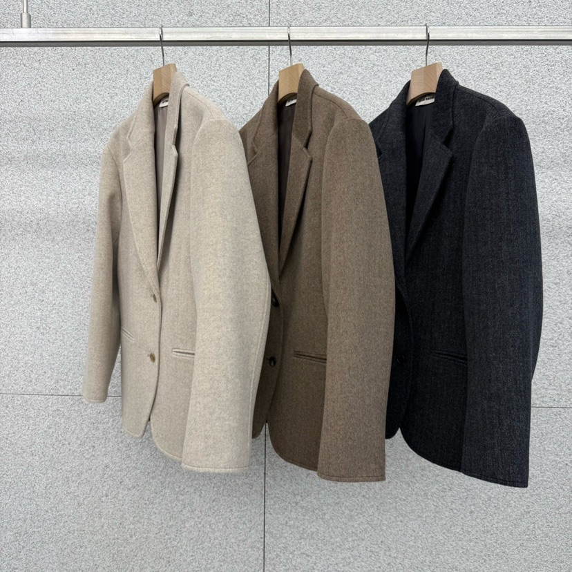 AT THE BAGEL韓國代購㊣女士新品25秋冬休閑人氣熱賣夾克AT THE BAGEL夾克