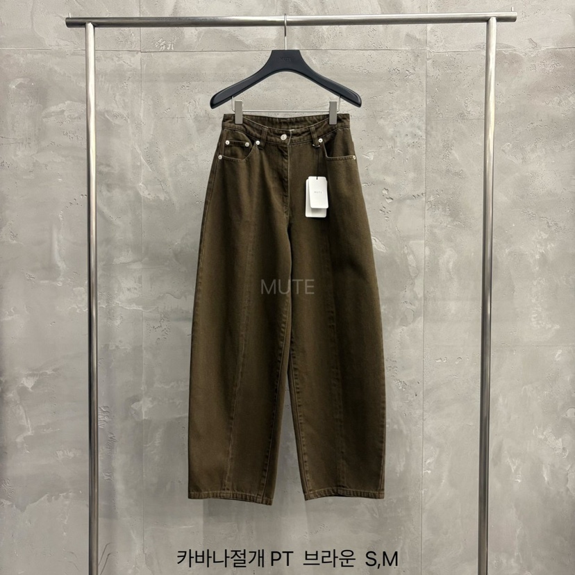 MUTE-P東大門㊣直郵女裝新款熱賣25秋冬真品職業人氣休閑褲MUTE休閑褲圖色2