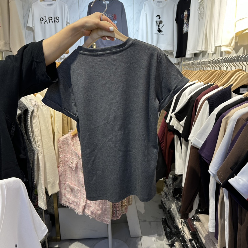 COCO HOLIC東大門㊣代購女士新品熱賣休閑25秋冬時尚職業T恤COCO HOLICT恤