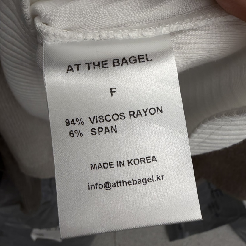 AT THE BAGEL東大門㊣直郵女裝新品職業真品熱賣25秋冬長袖T恤AT THE BAGEL長袖T恤