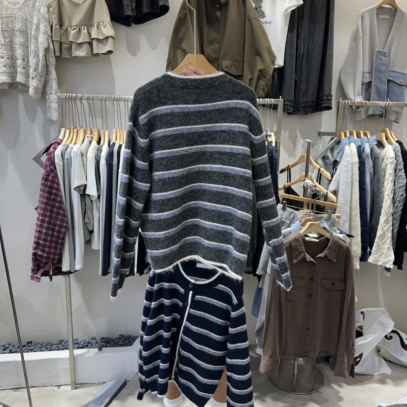 HIPTIQUE東大門㊣代購女裝新品25秋冬真品職業休閑針織衫開衫HIPTIQUE針織衫
