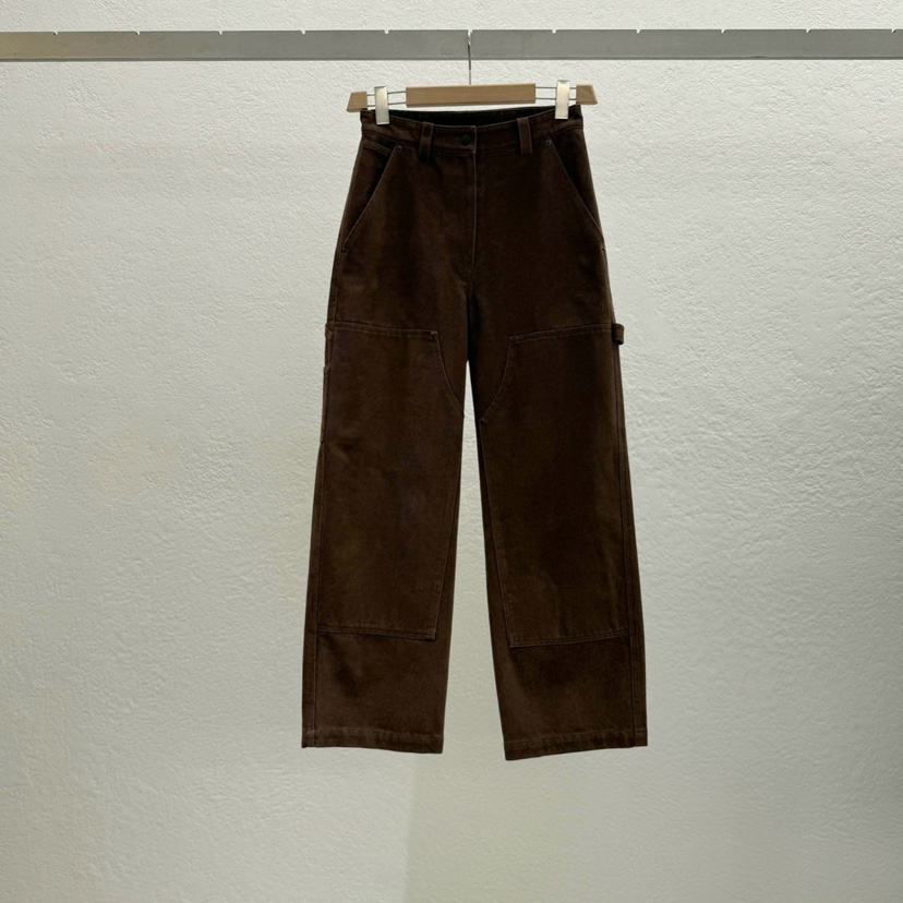 STATEMENT東大門㊣代購女裝新品真品人氣時尚休閑25秋冬休閑褲STATEMENT休閑褲圖色2棕色