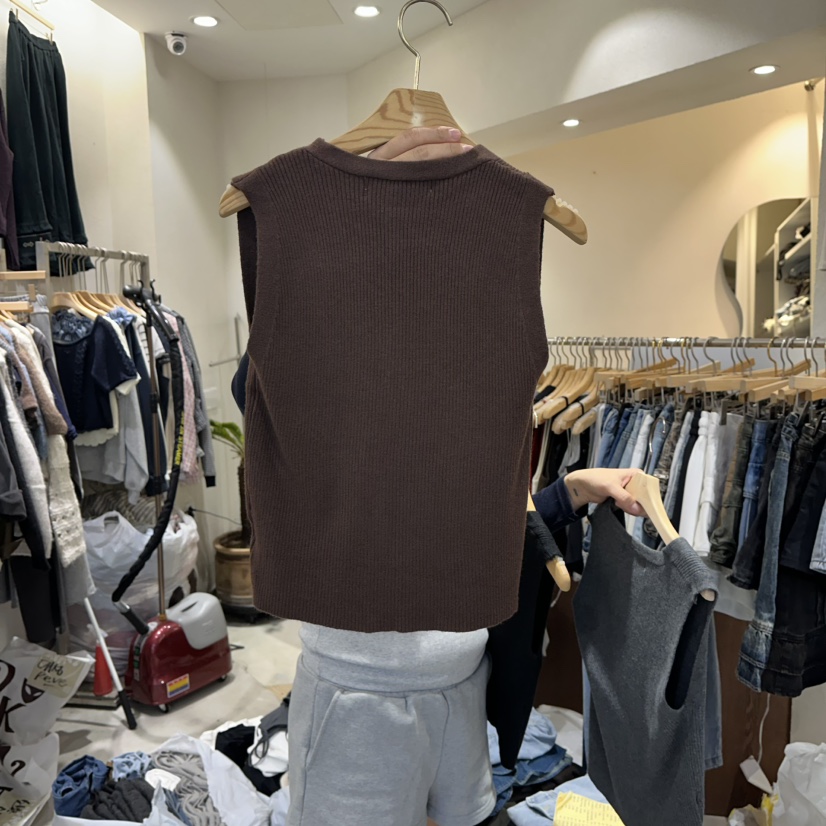 HIPTIQUE東大門㊣代購女士新品休閑25秋冬職業熱賣吊帶背心HIPTIQUE吊帶/背心