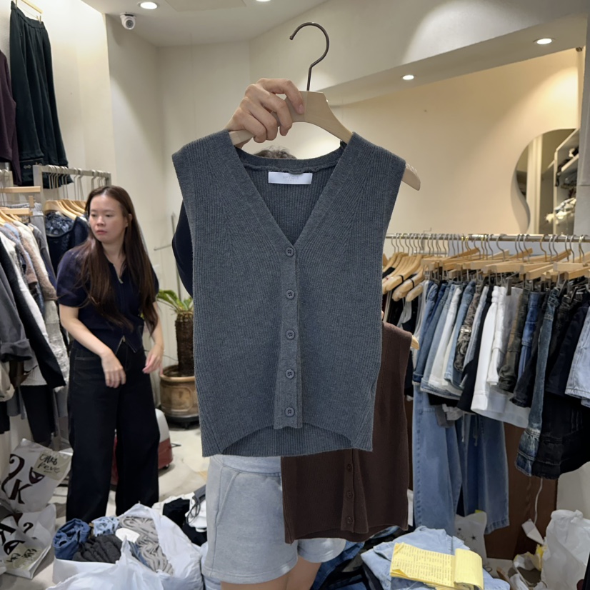 HIPTIQUE東大門㊣代購女士新品休閑25秋冬職業熱賣吊帶背心HIPTIQUE吊帶/背心圖色3