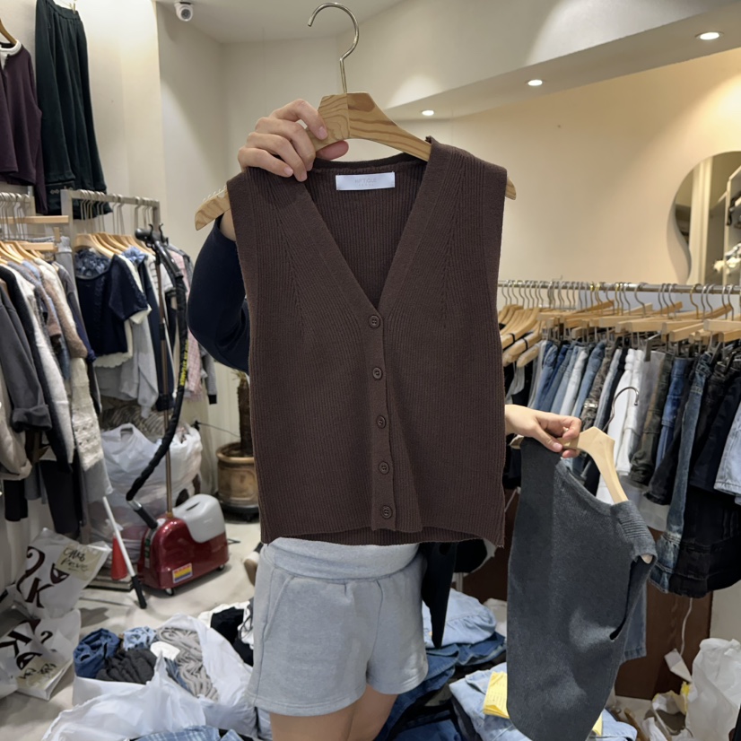 HIPTIQUE東大門㊣代購女士新品休閑25秋冬職業熱賣吊帶背心HIPTIQUE吊帶/背心圖色4