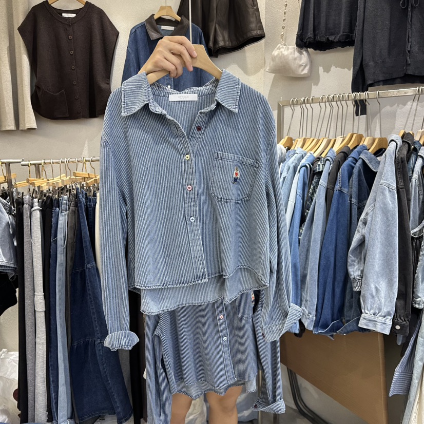 HIPTIQUE東大門㊣直郵女士新品休閑時尚人氣熱賣襯衫蕾絲衫HIPTIQUE襯衫/蕾絲衫圖色2