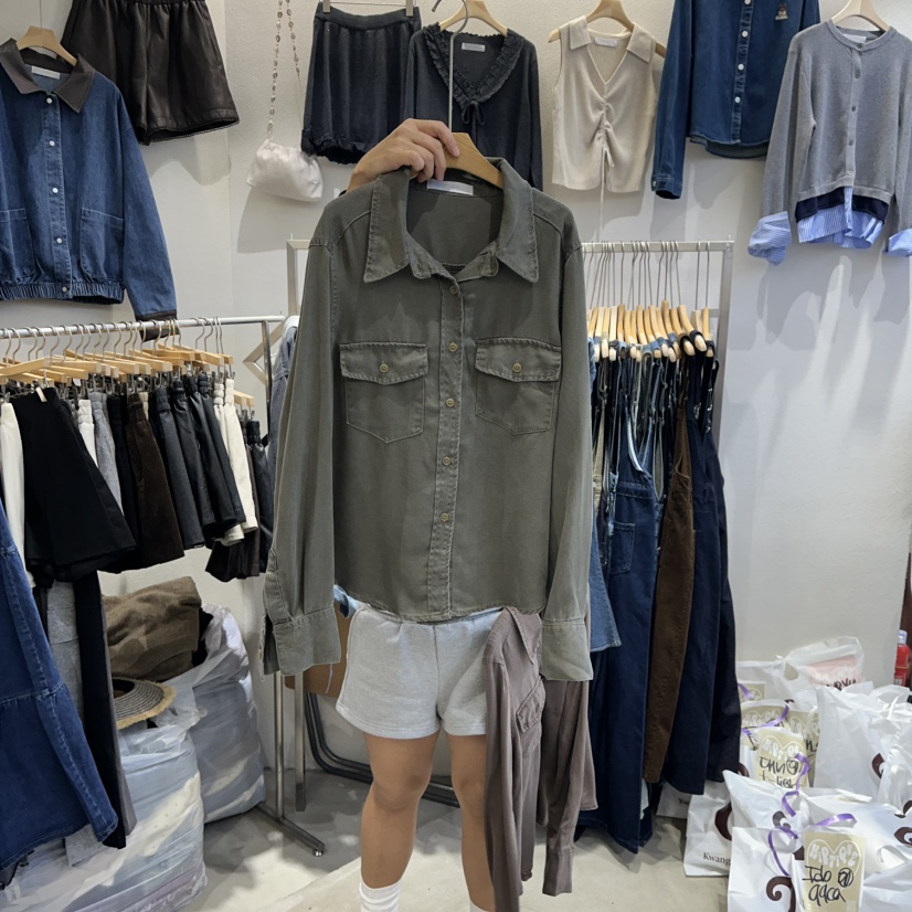 HIPTIQUE東大門㊣直郵女士新品時尚熱賣休閑25秋冬襯衫蕾絲衫HIPTIQUE襯衫/蕾絲衫圖色1