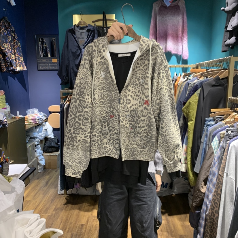 MERCI LINDA東大門㊣直郵女士新品人氣夾克不含內搭拉鏈兜帽MERCI LINDA夾克圖色1