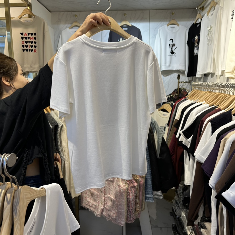 COCO HOLIC東大門㊣實拍女士新品休閑25秋冬職業推薦時尚T恤COCO HOLICT恤