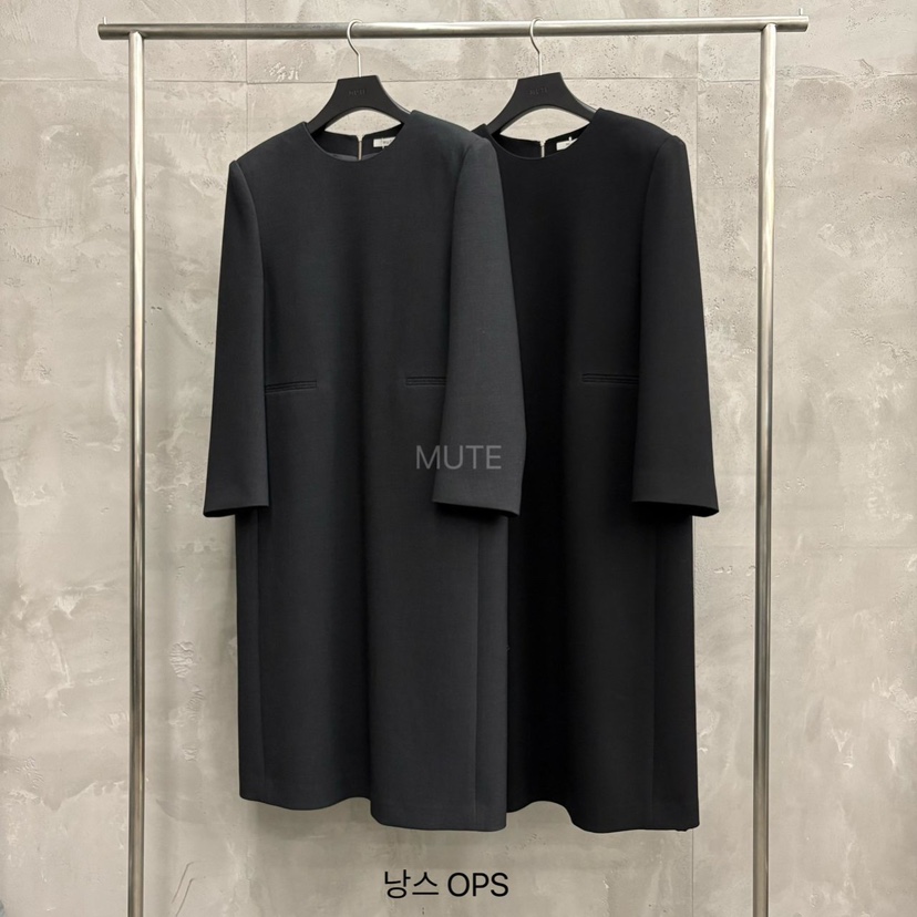 MUTE-P韓國代購㊣女士新品推薦時尚25秋冬熱賣人氣休閑連衣裙MUTE連衣裙