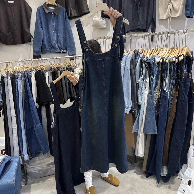 HIPTIQUE東大門㊣代購女裝新品人氣熱賣推薦休閑25秋冬連衣裙HIPTIQUE連衣裙圖色1牛仔色