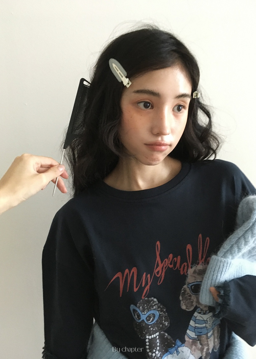 BY CHAPTER東大門㊣代購女士新款真品職業熱賣長袖T恤假兩件BY Chapter長袖T恤